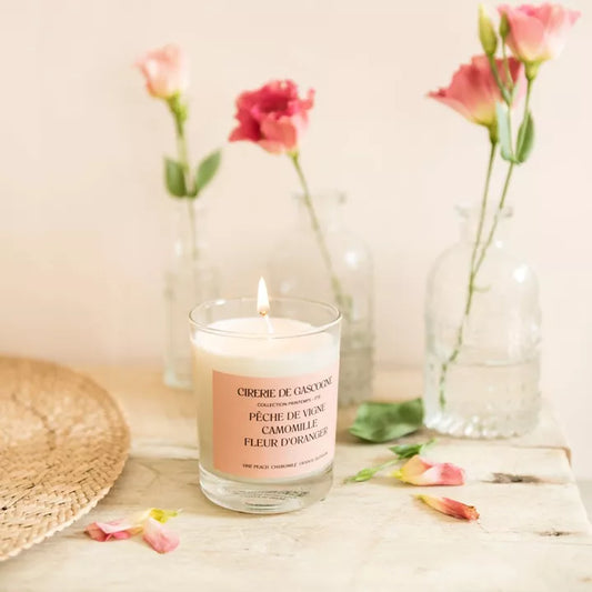 Duftkerze Vine Peach – Duft Kamille-Orangenblüte